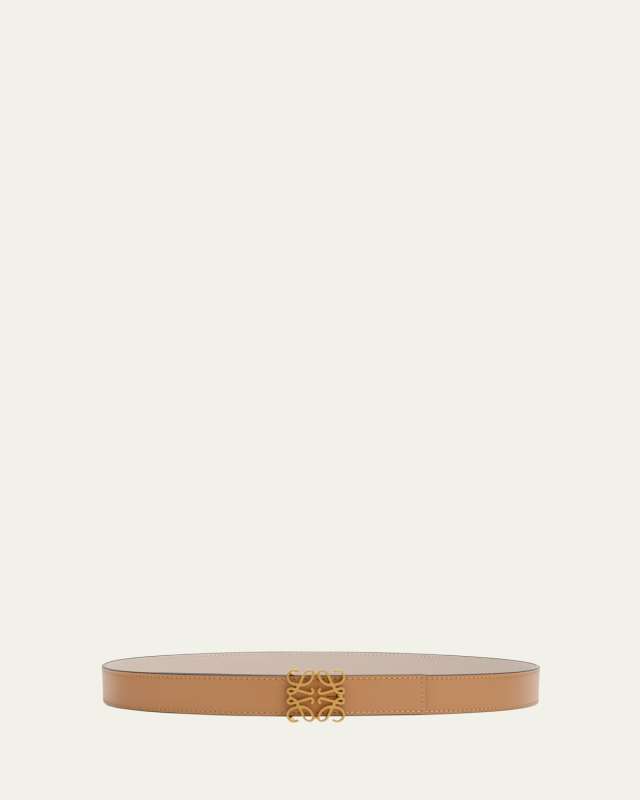 Anagram Reversible Leather Belt